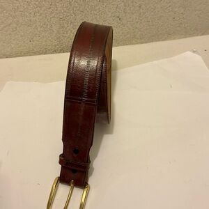 Tony Lama Red Genuine Eel Belt size 30 Made In USA